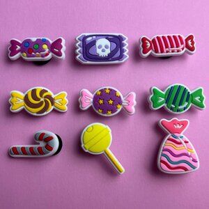 Candy Crocs Shoe Charms Set of 8 - jibbitz Charms